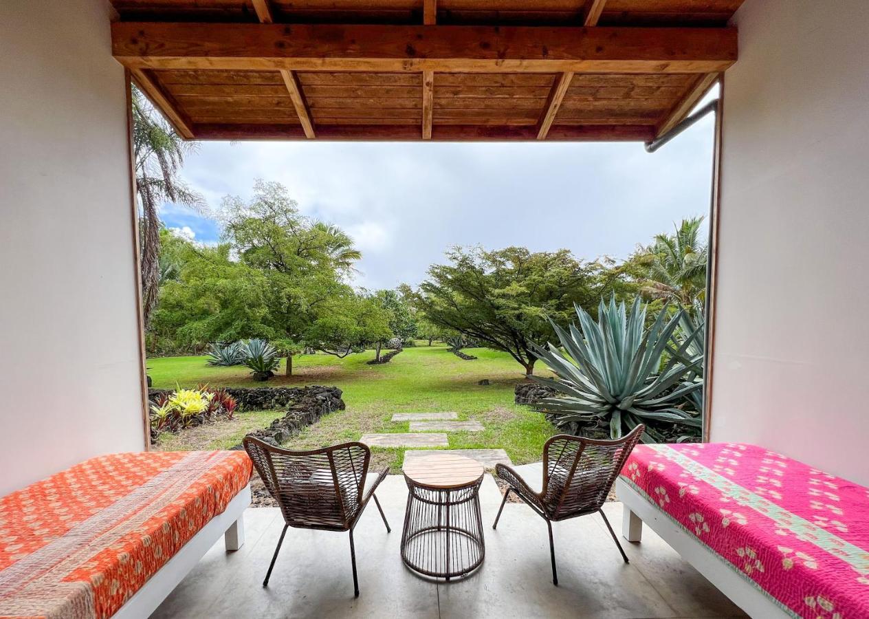Jungle Haven Ocean Front Eco Villa On Fruit Farm Pahoa 外观 照片