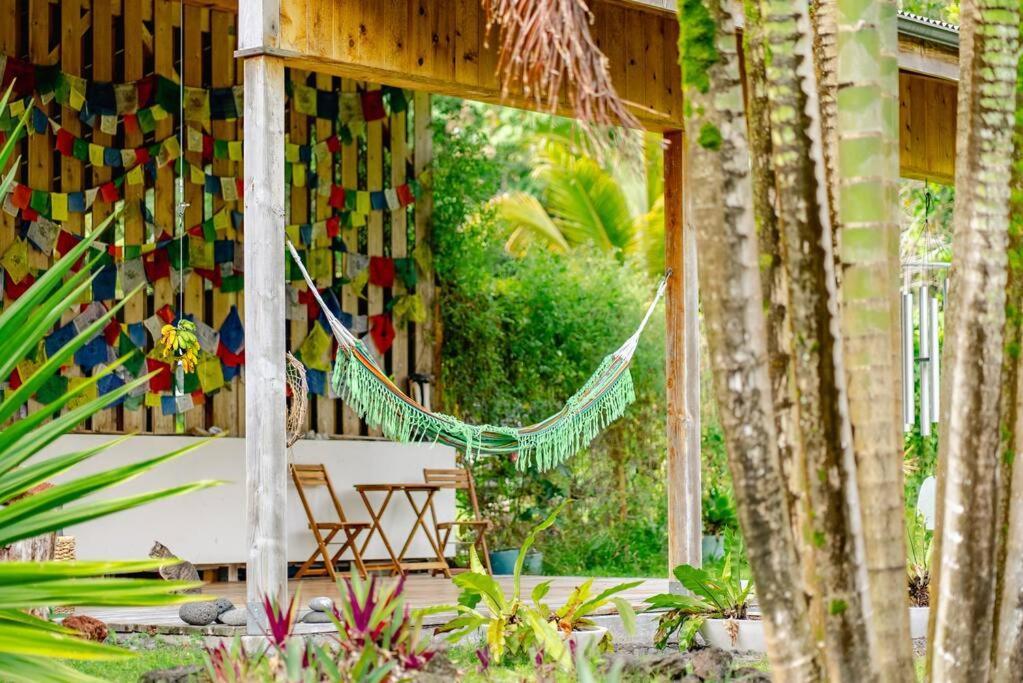 Jungle Haven Ocean Front Eco Villa On Fruit Farm Pahoa 外观 照片